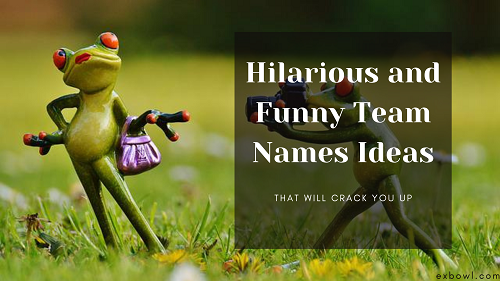 500+ Funny Team Names Ideas That Will Crack You Up - Exbowl